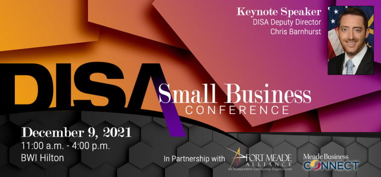 Upcoming DISA Small Business Conference - Fort Meade Alliance